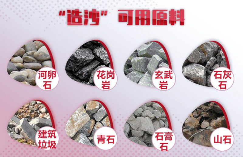 造沙原料多種多樣，購(gòu)機(jī)要多思量